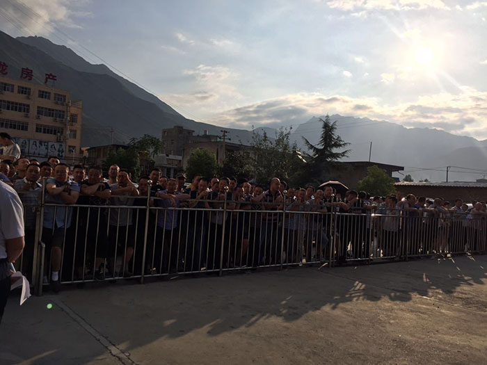 2017年8月份高技工、中技工的考試現(xiàn)場(chǎng)